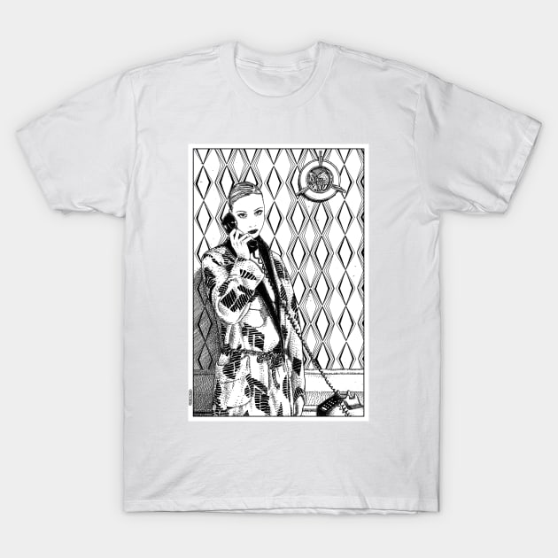 asc 569_L'interview (Noelle Condy) T-Shirt by apolloniasaintclair